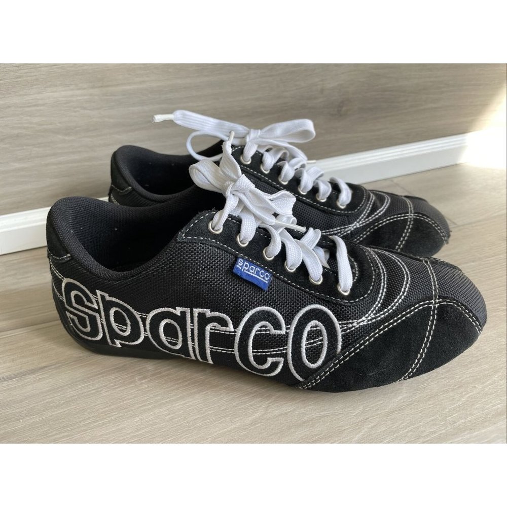 SPARCO‎ MENS RACING DRIVING SHOES BLACK SIZE EURO 39 USA 6.5